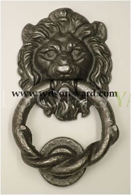 Small Lion Cast Iron Door Knocker