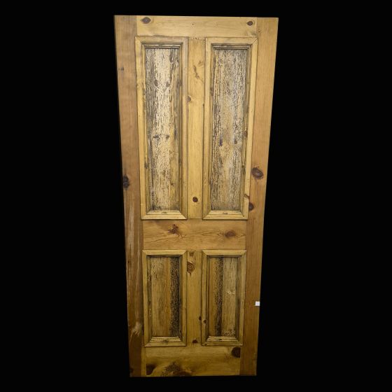 4 Panel Mortise and Tenon Mexican Pine Door