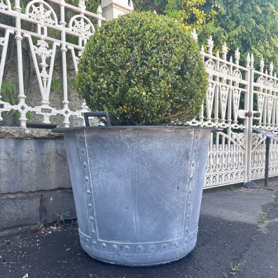 Extremely Large Balmoral heavy duty riveted planter 