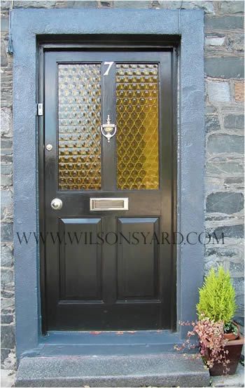 Half glazed Victorian style door