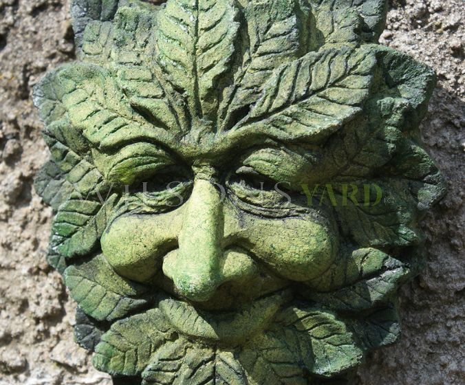 Wise green man wall plaque