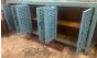 Antique style Shanxi Boheme Blue 6 Door Sideboard