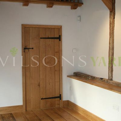 Traditional French Farmhouse Door In Planked Oak