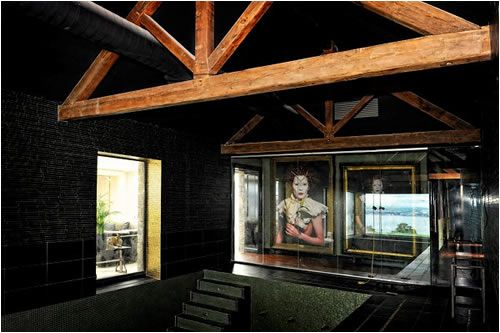 Antique Pine King Post Truss