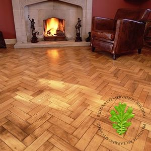 Reclaimed Oak Parquet Flooring