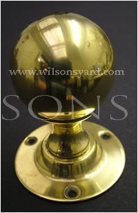 Solid Brass Classic Round Door Handles / Door Knobs