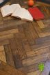 Reclaimed Oak parquet woodblock flooring 