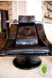 Funky Black 1960's Swivel Chair
