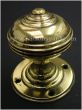 Solid Brass Top Hat Door Handles / Door Knobs