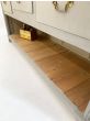 Hand made Edwardian zinc topped kitchen island 