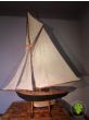 Wooden Rigged Cutter Pond Yacht (Pre-War) with Linen Sails