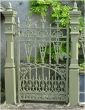 Victorian cast iron gates 