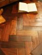 Reclaimed parquet wood flooring 
