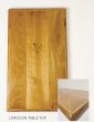 French Alps Plank Top Table Seasoned Oak 