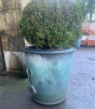Large Ashford heavy duty riveted planter with handles - Verdi Green 