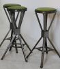Vintage industrial bar stools 