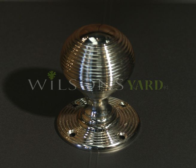 Nickel Beehive Handles / Door Knob