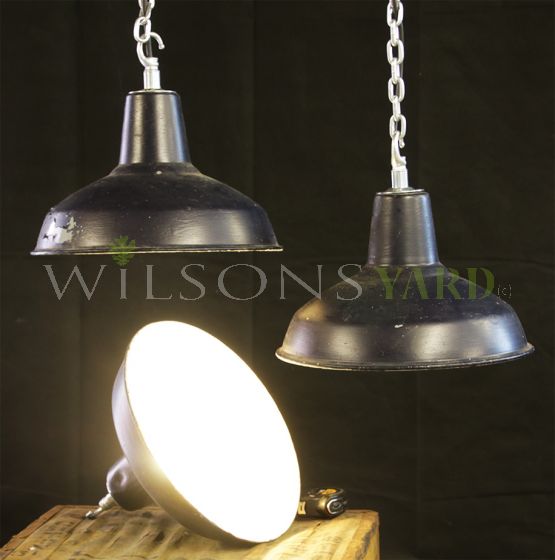 Vintage industrial lights 