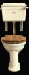 Low Level Set Ceramic Cistern Antique White China