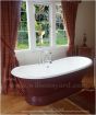 cast iron plinth bath