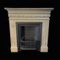 Antique Edwardian cast iron fireplace 
