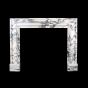 Vintage style marble fireplace surround  