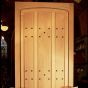 Medieval Front Door And Frame Hand Made In Solid English Oak