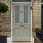 Exquiste Victorian door, frame & fanlight