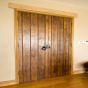 Double Braced And Beaded Cider Mill Door In Solid Oak