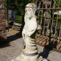 Antique style stone garden statue