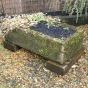 Vintage graden stone trough 