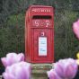 Vintage cast iron style post box 