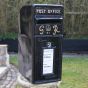 Cast iron Royal Mail post box 