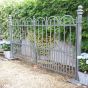 Antique blacksmith driveway gates 