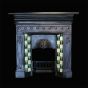 Antique cast iron fireplace