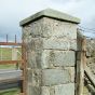 Reclaimed Granite gate pillars