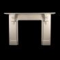 Antique white marble fireplace 
