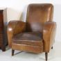 Vintage leather salon chair 