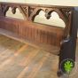 Antique Oak church pew 