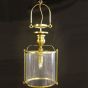 Vintage brass hall lantern 