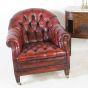 Vintage leather club chair 