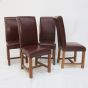 Leather dining chairs