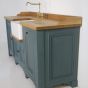 Oak top kitchen utility unit