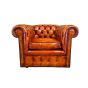 Vintage Chesterfield Suite – 2-Seater Sofa & Armchair