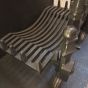 Black cast iron dog grate