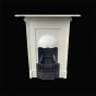 Pair of restored Edwardian bedroom fireplaces