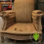 antique fabric chair