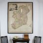Antique Ireland map