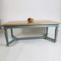 Handmade plank top tables 