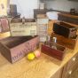 Vintage style display boxes